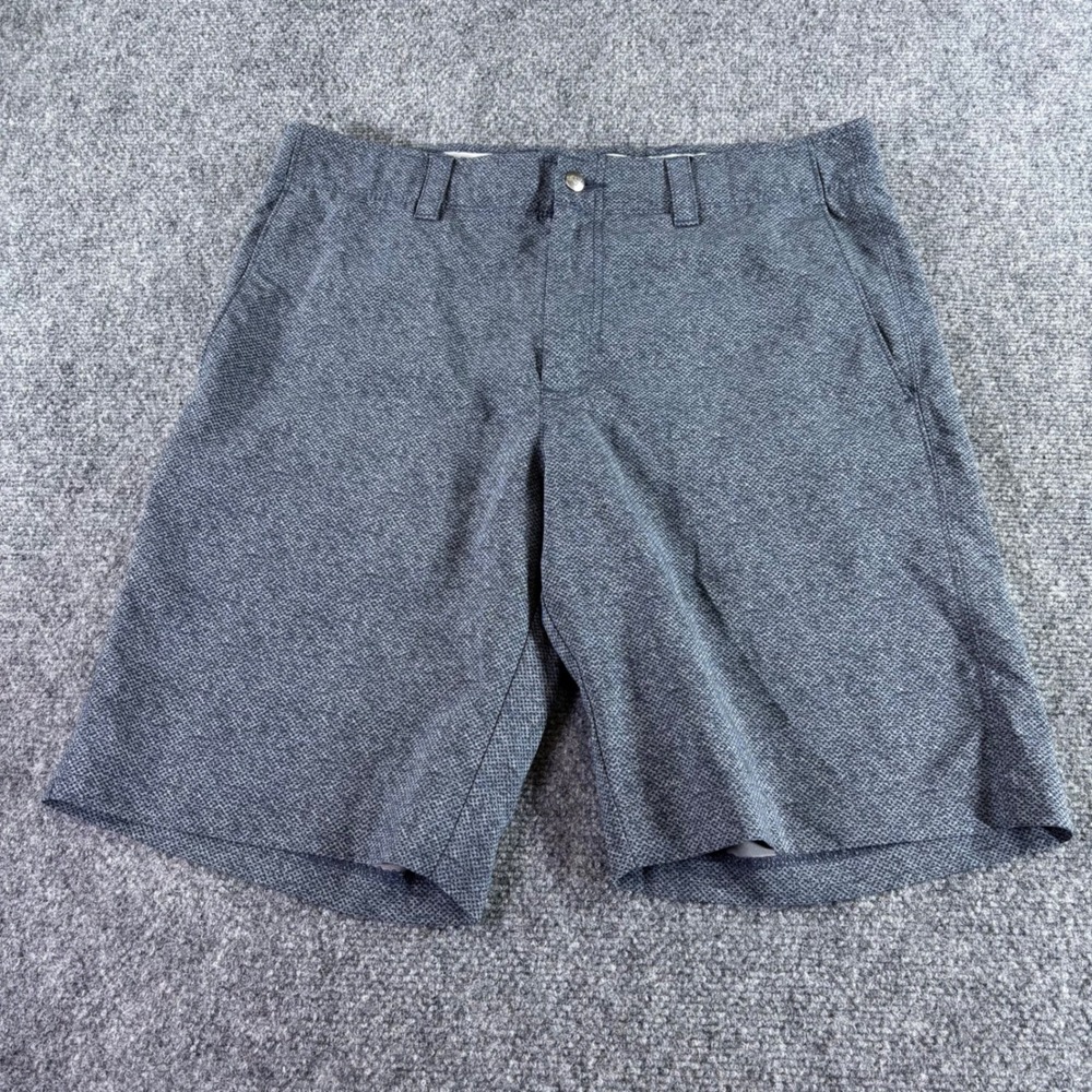 Callaway Golf Shorts Mens 32 Grey Textured‎ Stretch Performance Activewear